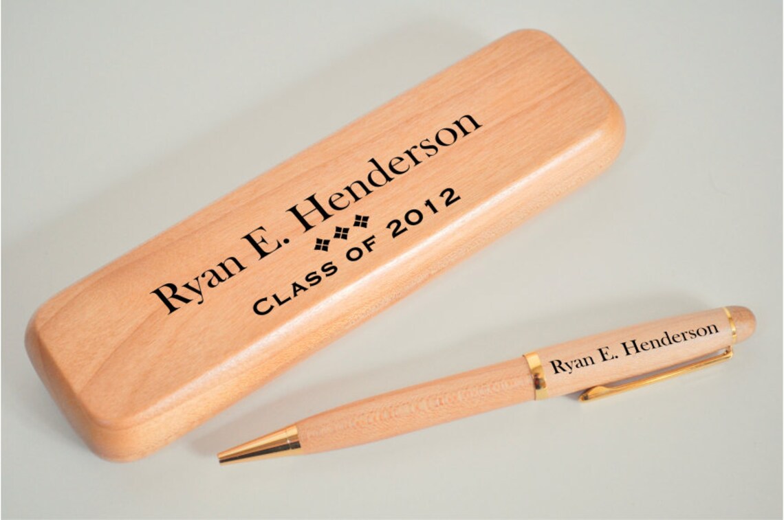 Personalized Pen Set. Engraved Pen & Box Etsy