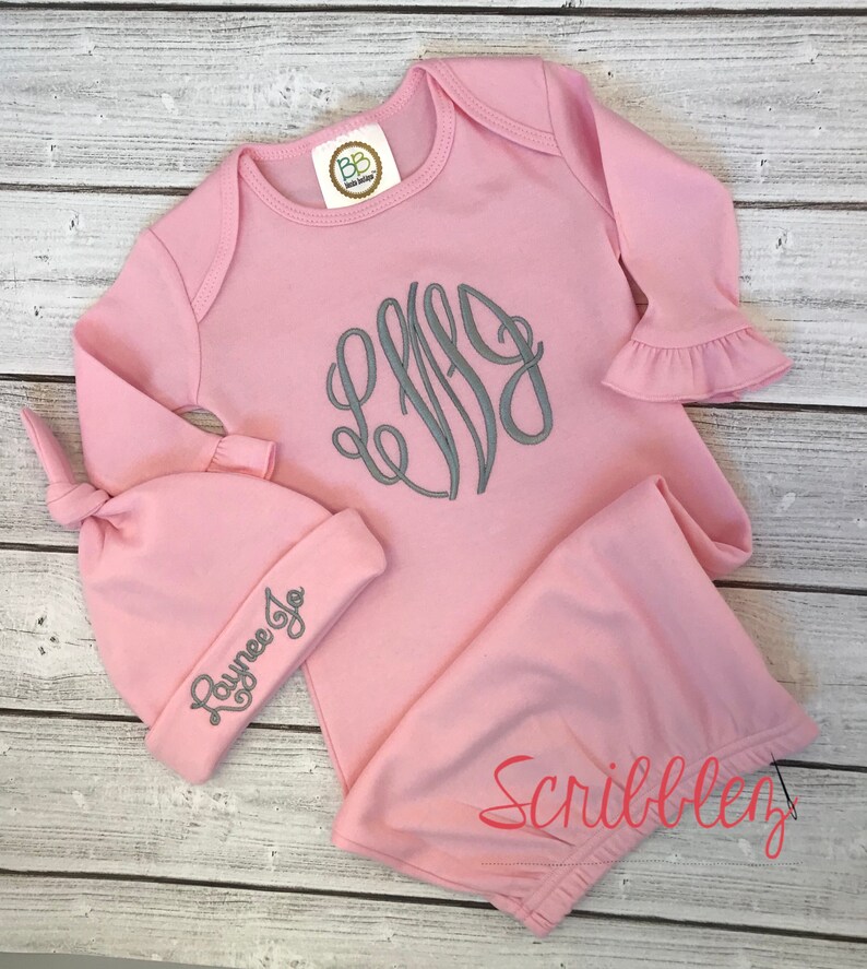 etsy monogrammed baby gifts