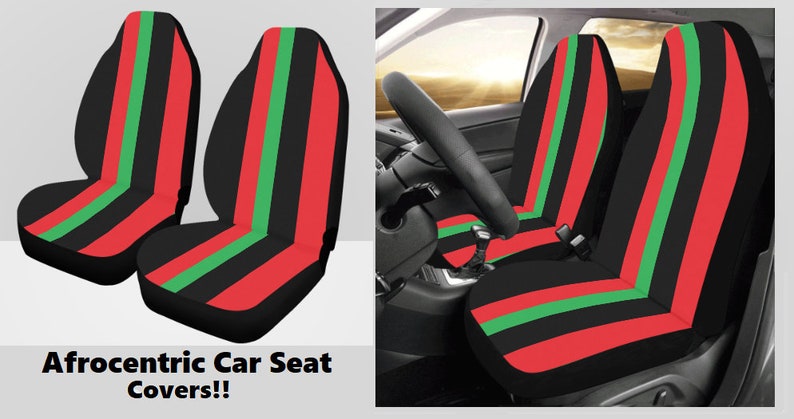 Afrocentric Car Seat Covers African Cover Unique Cat Black Pride Gifts Ethnic Art Tees