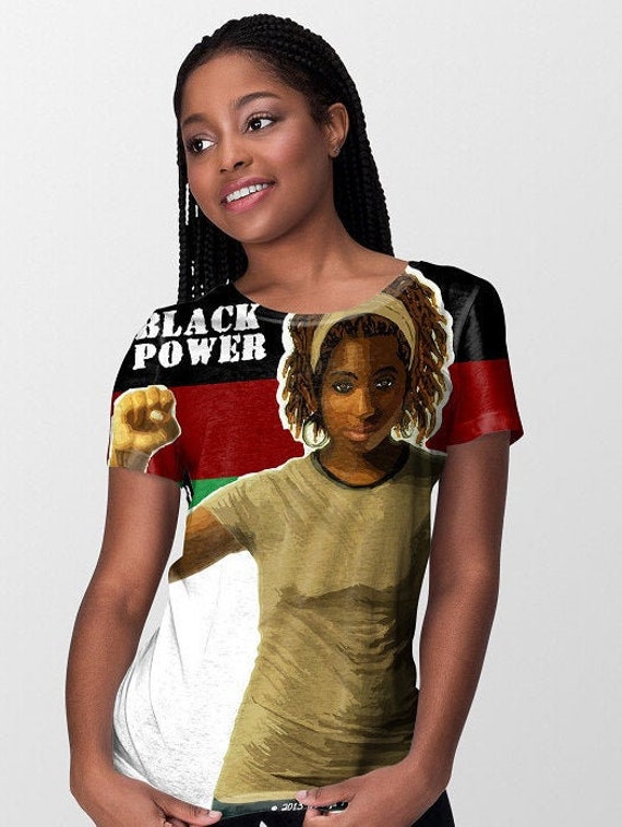 Black Power Sistah T Shirt/ Loc'd 