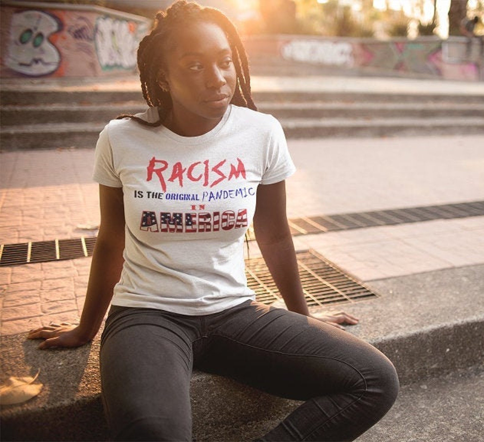 Racism Pandemic Tee Men's T Shirt Anti-racism t shirt | Etsy