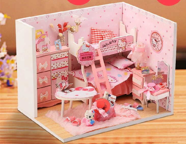 Black Pink Birthday Dollhouse, 21 pages princess