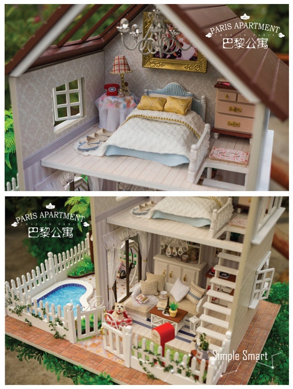 Led Light And Music Time Apartment Sue Supply Diy Wooden Dolls