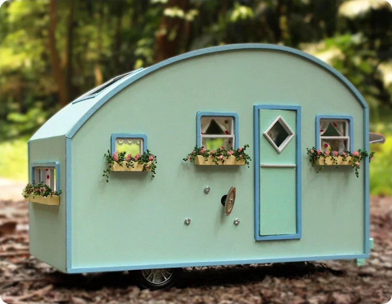 Miniature Dollhouse DIY Kit Trailer With LED Light and Music Etsy Israel