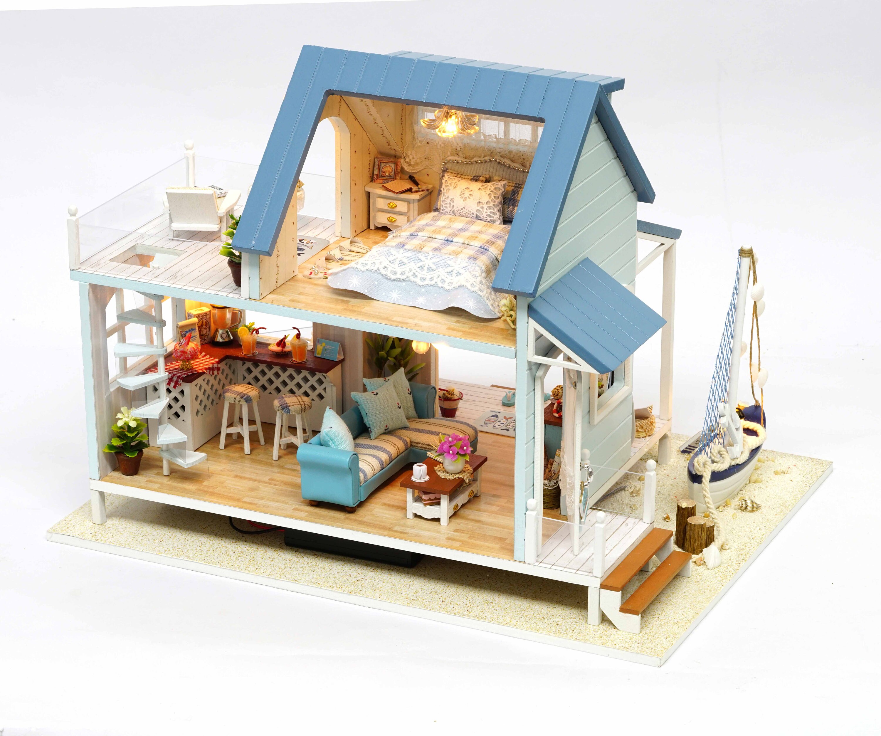 miniature beach house kit