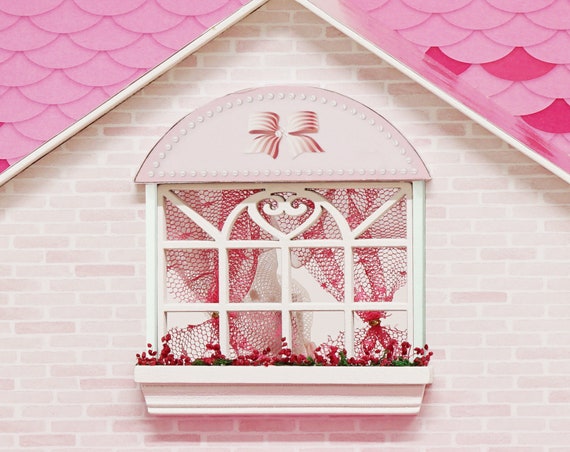 1: 24 DIY Miniatur Puppenhaus Bausatz Pink Sweetheart Mansion mit Veranda  mit Licht und Spieluhr Basteln in einer Box Geschenk Home Decor  Bastelprojekt - .de