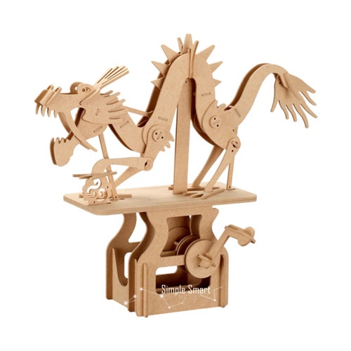 3D Wooden Puzzle Moving Model Kit DIY 