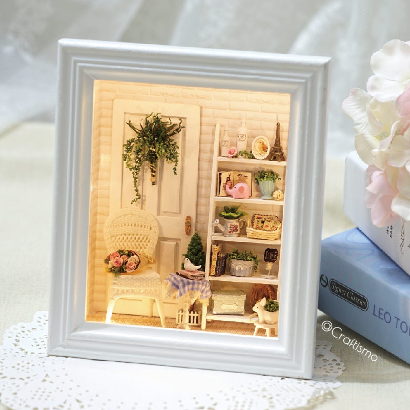 Home Improvement Home & Hobby Dollhouse wall decor frame shabby chic