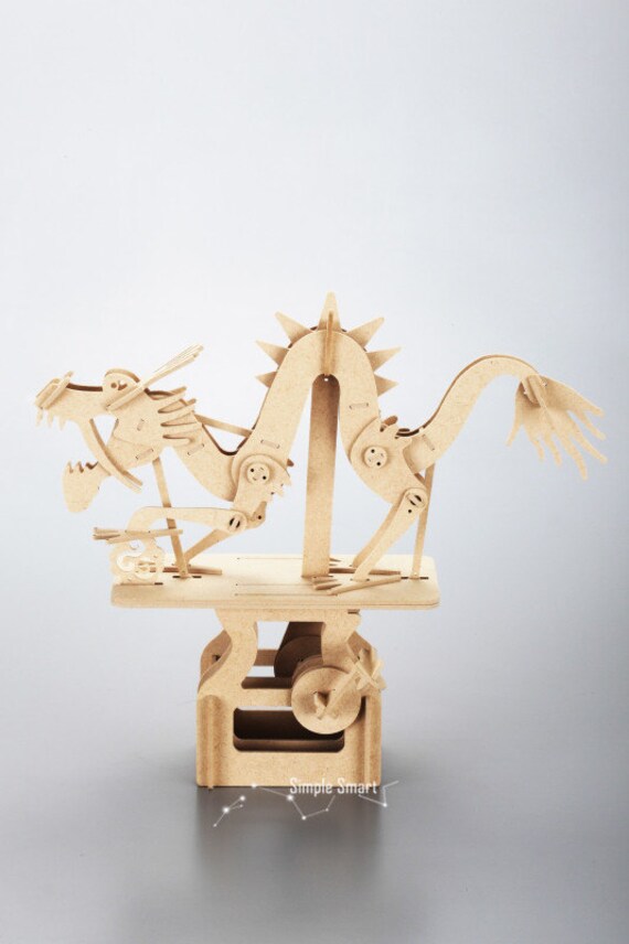 3D Wooden Puzzle Moving Model Kit DIY 