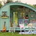 Miniature Dollhouse  DIY Kit Trailer with LED Light and Music Box Cute Room House Model Time Travel 
