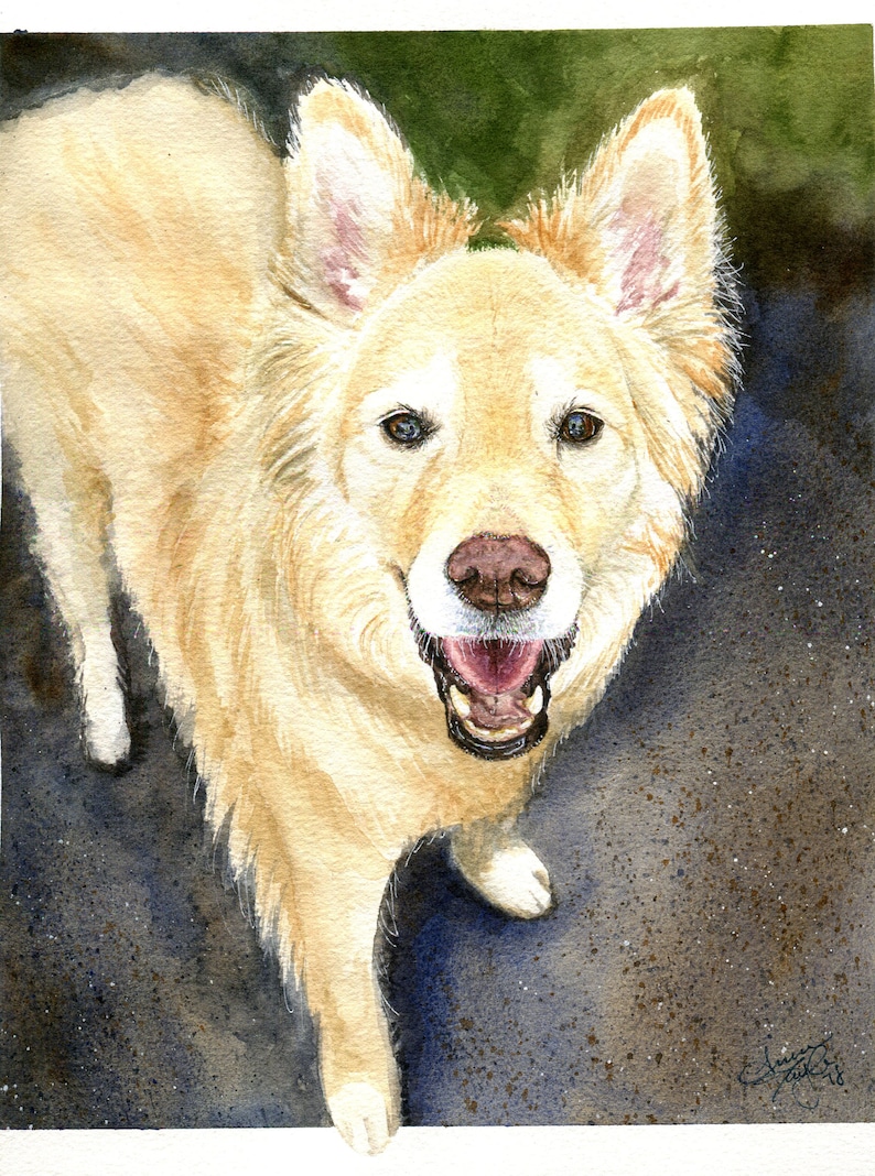 Personalized Dog Portrait Etsy