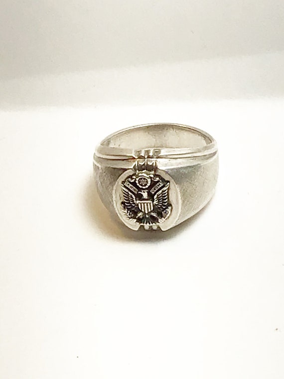 US Army Signet Ring, size 9, Vintage