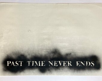 De tijd verstrijkt nooit, door #anafrois. Originele tekening.