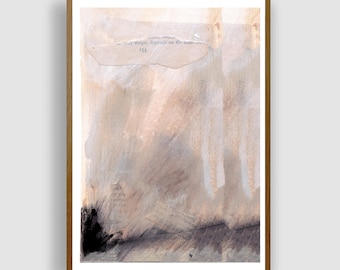 LANDSCHAP (roze) van #anafrois. Kunstprint.