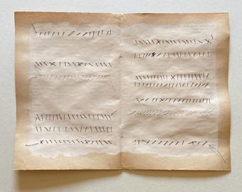 TWO PAGES (sweing)by #anafrois . original drawing