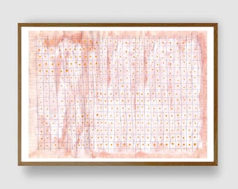 SMALL SQUARES #anafrois . art print