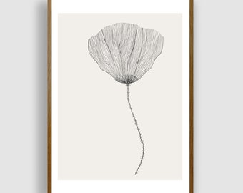 POPPY N.1 van #anafrois. Kunstprint.