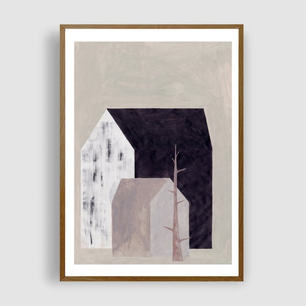 HOUSE (HOUSE) N.3 by #anafrois . art print