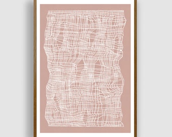 TIMELINE WHITE N.1 by #anafrois .  art print