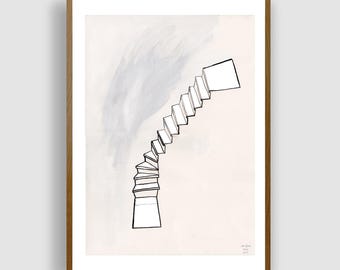 TRAPPEN van #anafrois. Kunstprint.