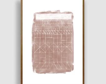 STRUCTUUR N.1 door #anafrois. kunstdruk