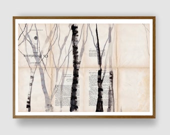 UNTITLED (forest) N.4 by #anafrois . art print