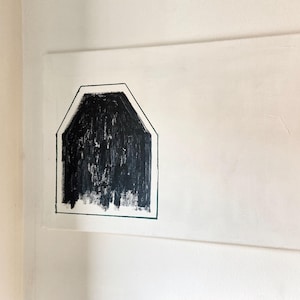 HOUSE (green contour) by #anafrois . original drawing