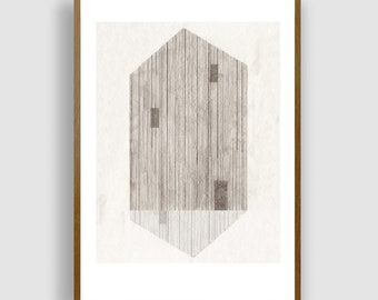 huis | dubbel door #anafrois . kunstprint