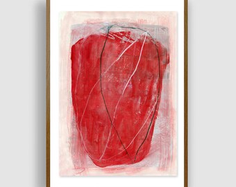 TULIPANO (rosso). Stampa artistica #anafrois