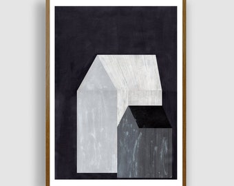 HOUSE (HOUSE) N.4 by #anafrois . art print