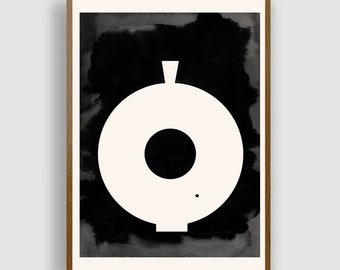 BLACK VASE N.3 by #anafrois . art print