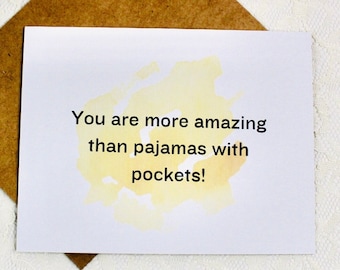Funny encouragement card for a friend, quotes about life, snarky humor cards, friendship card