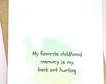 Funny just because card, birthday card, snarky humor cards, funny card for friend