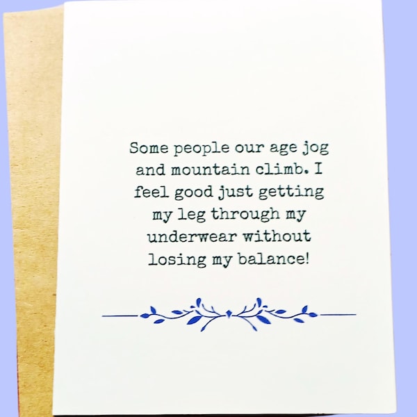 Funny just because card, birthday card, snarky humor cards, funny card for friend