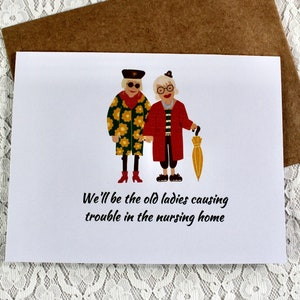 Funny Friendship card, snarky humor cards, birthday card