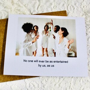 Funny card for a friend, quirky cards, snarky humor cards, friendship card, Birthday Card
