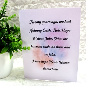 Funny card for a friend, quirky cards, snarky humor cards, friendship card, Birthday Card