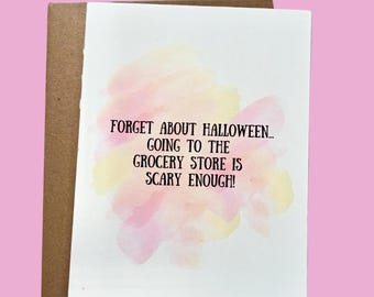 Funny card for a friend, quirky cards, snarky humor cards, friendship card, Just Because Card