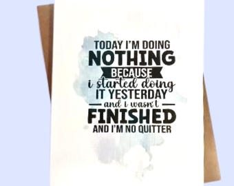 Funny card, snarky humor cards, friendship card, Just because card, Any occasion Card
