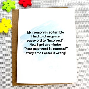 Funny card for a friend, quirky cards, snarky humor cards, friendship card, Birthday Card, Just Because Card