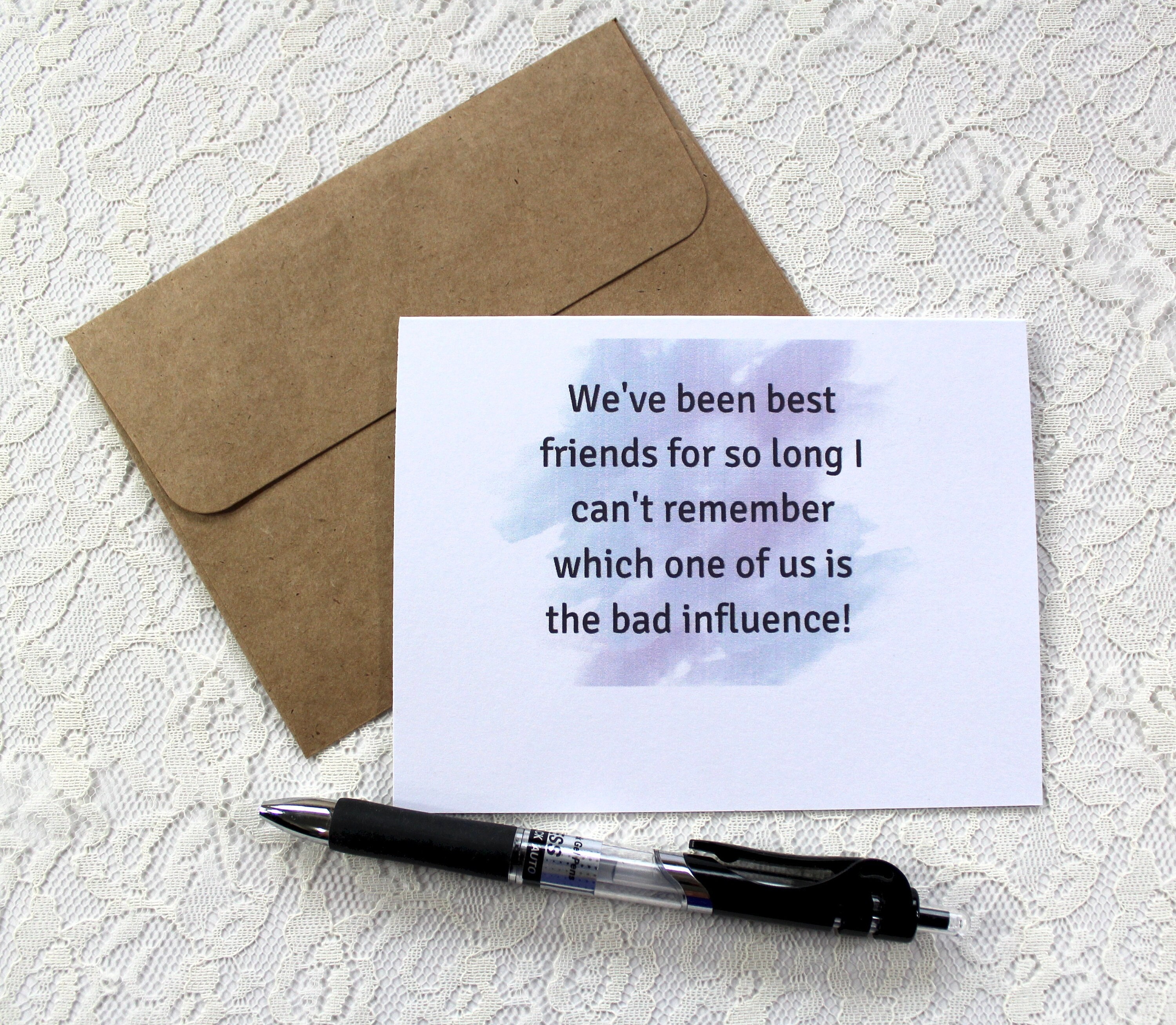 Best Friend Greeting Card, Funny Card for Best Friend, Friendship Card ...