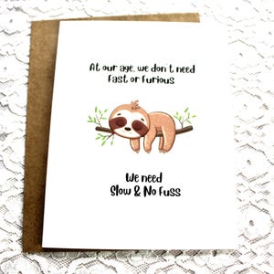 Funny birthday card, snarky humor cards, friendship card, just because card