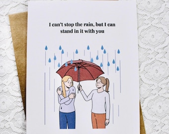 Encouragement card for a friend, quotes about life, friendship card