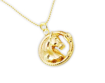 Bardot Horse Pendant Necklace