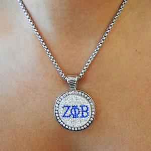 Zeta Phi Beta Sorority Necklace - LIMITED EDITION Megnatic Necklace with interchangable charm