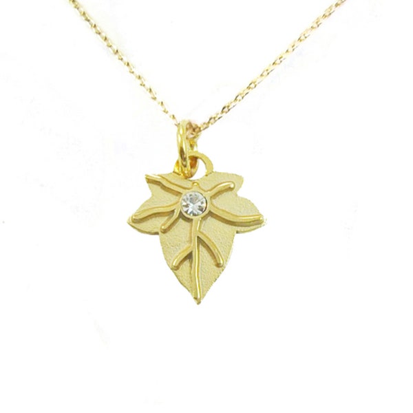 Ivy Leaf Necklace Etsy