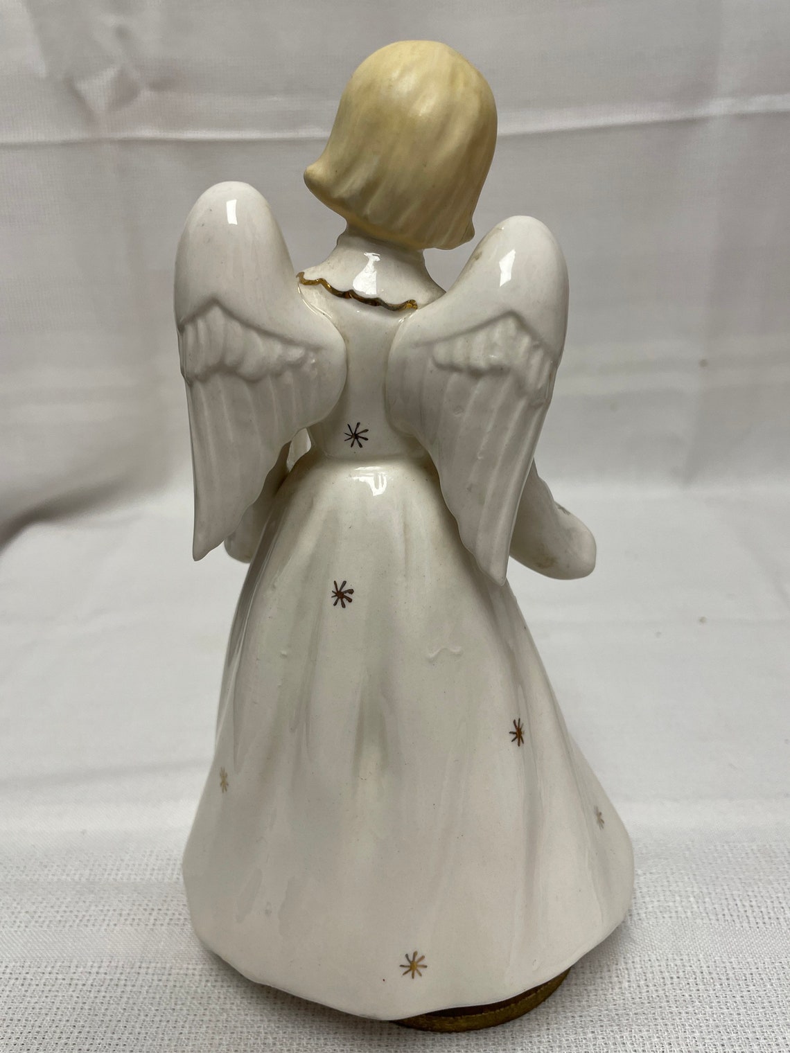 Angel Music Box 8 Vintage Spinning Porcelain Schmid Etsy