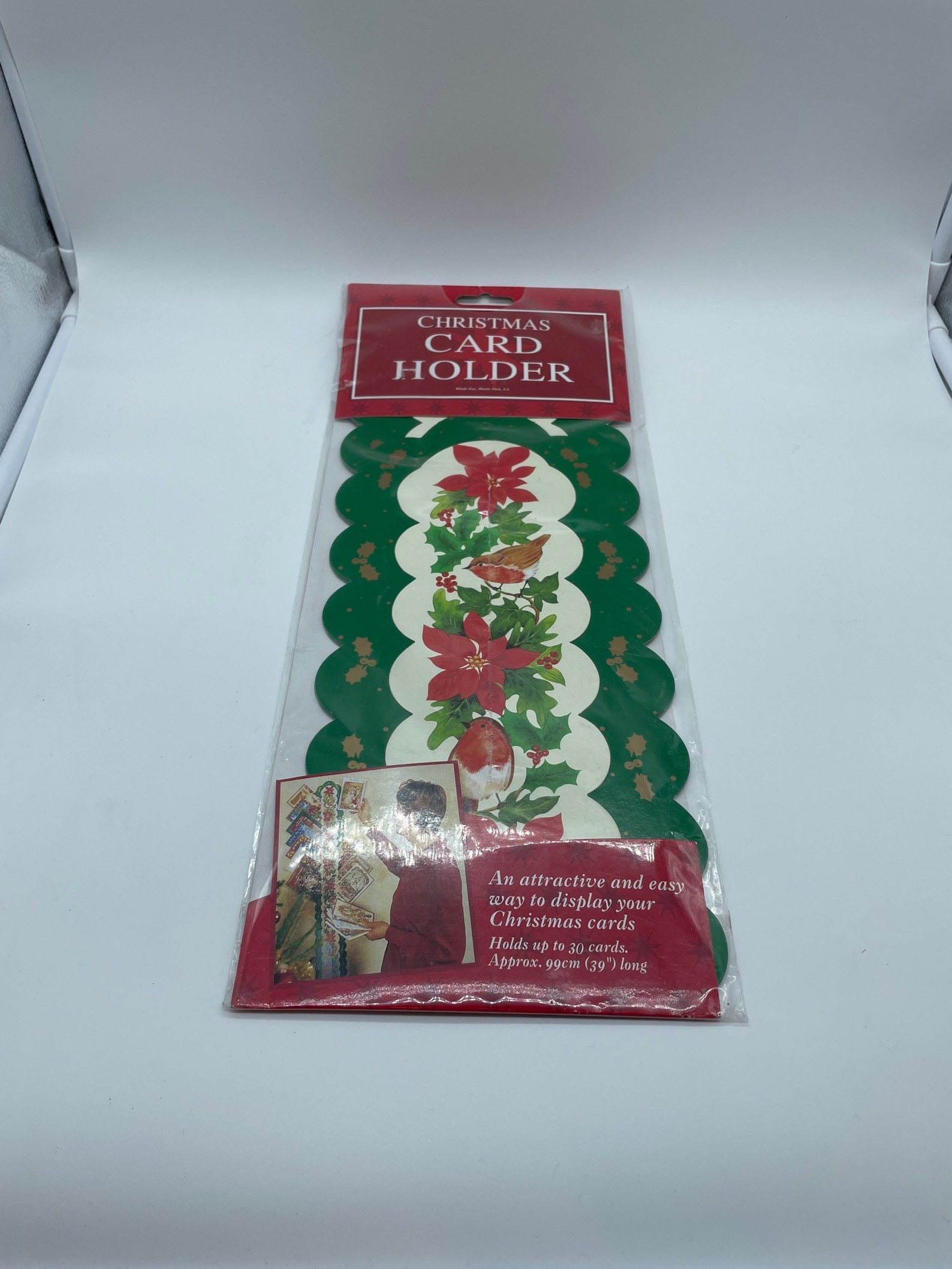 Vintage Christmas Card Holder 