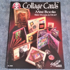 Card Making Book Suzanne McNeill Design Originals Collage Cards Mini Books Slide Mounts and More