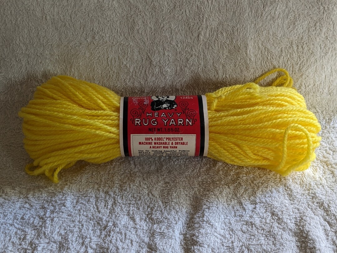 Aunt Lydia's Heavy Rug Yarn Kodel Polyester Machine Washable and